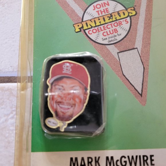 Pinheads Collectible Pin Mark‎ McGwire First Edition 1999 - Picture 2 of 3
